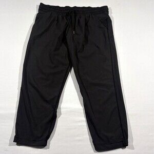 Lululemon Womens Black Ready To Rulu Jogger 24" Activewear Gym HR Pants Sz 8